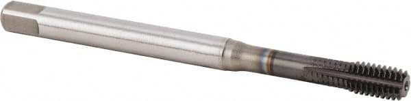 Kennametal - M6x1.00 Metric Coarse 6HX Modified Bottoming Thread Forming Tap - Vanadium High Speed Steel, Diamond-Like Carbon (DLC) Finish, 80mm OAL, 10mm Thread Length, Right Hand Thread, Series T623 - Exact Tooling