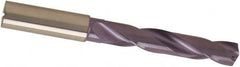 Guhring - 5/16" 140° Solid Carbide Jobber Drill - nano-A Finish, Right Hand Cut, Spiral Flute, 91mm OAL, SU Point - Exact Tooling