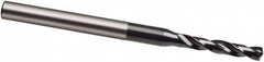 Guhring - 2.85mm, 140° Point, Solid Carbide Micro Drill Bit - Exact Tooling