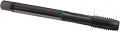 Guhring - M8x1.00 Metric Fine, 3 Flute, Oxide Finish, Cobalt Spiral Point Tap - Plug Chamfer, Right Hand Thread, 90mm OAL, 6H Class of Fit, Series 2879 - Exact Tooling