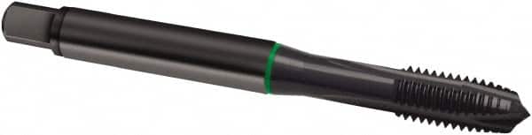 Guhring - M3x0.50 Metric, 3 Flute, Oxide Finish, Cobalt Spiral Point Tap - Plug Chamfer, Right Hand Thread, 56mm OAL, 6H Class of Fit, Series 2876 - Exact Tooling