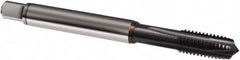 Guhring - 5/16-24 UNF, 4 Flute, TiCN Finish, Powdered Metal Spiral Point Tap - Plug Chamfer, Right Hand Thread, 90mm OAL, 2B Class of Fit, Series 2907 - Exact Tooling