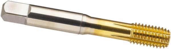 Guhring - M6x0.75 Metric Fine 6HX D6/D7 Thread Limit Modified Bottoming Thread Forming Tap - Cobalt, TiN Finish, 2-1/2" OAL, Series 3975 - Exact Tooling
