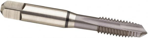 Guhring - #10-32 UNF, 3 Flute, MolyGlide Finish, Cobalt Spiral Point Tap - Plug Chamfer, Right Hand Thread, 2.382" OAL, 2B Class of Fit, Series 3968 - Exact Tooling