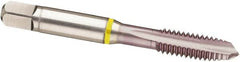 Guhring - 1/2-13 UNC, 3 Flute, MolyGlide Finish, Cobalt Spiral Point Tap - Plug Chamfer, Right Hand Thread, 3.381" OAL, 2B Class of Fit, Series 3961 - Exact Tooling