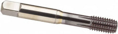 Guhring - 9/16-18 UNF 2BX H8/H9 Thread Limit Modified Bottoming Thread Forming Tap - Cobalt, TiCN Finish, 3.591" OAL, Series 3944 - Exact Tooling