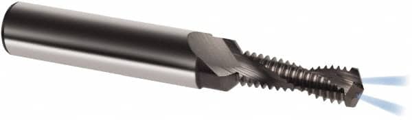 Guhring - M16x1.00 Metric Fine, 0.5709" Cutting Diam, 2 Flute, Solid Carbide Helical Flute Thread Mill - Internal Thread, 41.6mm LOC, 102mm OAL, 18mm Shank Diam - Exact Tooling