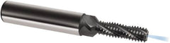 Guhring - M12x1.5 Metric Fine, 0.3917" Cutting Diam, 4 Flute, Solid Carbide Helical Flute Thread Mill - Internal Thread, 30.8mm LOC, 90mm OAL, 14mm Shank Diam - Exact Tooling