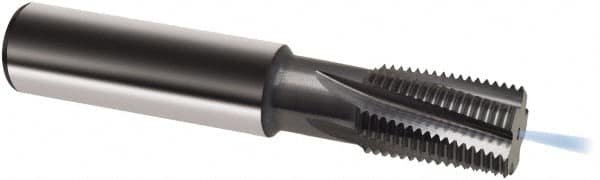 Guhring - 3 Metric/Metric Fine, 0.7854" Cutting Diam, 5 Flute, Solid Carbide Helical Flute Thread Mill - Internal Thread, 50mm LOC, 105mm OAL, 20mm Shank Diam - Exact Tooling