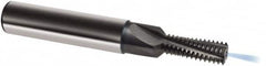 Guhring - 5/16-24 UNF, 0.2343" Cutting Diam, 3 Flute, Solid Carbide Helical Flute Thread Mill - Internal Thread, 17.5mm LOC, 74mm OAL, 10mm Shank Diam - Exact Tooling