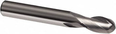Guhring - 10mm, 19mm LOC, 10mm Shank Diam, 72mm OAL, 2 Flute, Solid Carbide Square End Mill - Single End, Uncoated, Spiral Flute, 30° Helix, Right Hand Cut, Right Hand Flute, Series 3308 - Exact Tooling