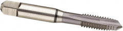 Guhring - M12x1.75 Metric, 3 Flute, MolyGlide Finish, Cobalt Spiral Point Tap - Plug Chamfer, Right Hand Thread, 3.381" OAL, 6H Class of Fit, Series 3966 - Exact Tooling