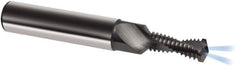 Guhring - 5/8-18 UNF, 0.5709" Cutting Diam, 2 Flute, Solid Carbide Helical Flute Thread Mill - Internal Thread, 33.7mm LOC, 102mm OAL, 18mm Shank Diam - Exact Tooling