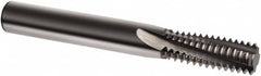 Guhring - M12x1.75 Metric, 0.3917" Cutting Diam, 4 Flute, Solid Carbide Helical Flute Thread Mill - Internal Thread, 25.4mm LOC, 74mm OAL, 10mm Shank Diam - Exact Tooling