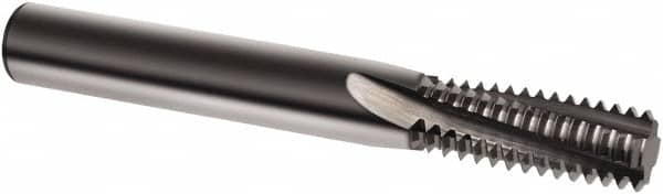 Guhring - M8x1.25 Metric, 0.252" Cutting Diam, 3 Flute, Solid Carbide Helical Flute Thread Mill - Internal Thread, 18.1mm LOC, 62mm OAL, 8mm Shank Diam - Exact Tooling