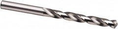 Guhring - Letter M 118° Solid Carbide Jobber Drill - Bright Finish, Right Hand Cut, Spiral Flute, 109mm OAL, Faceted Point - Exact Tooling