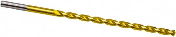 Guhring - 8mm 130° 2-Flute High Speed Steel Extra Length Drill Bit - Exact Tooling