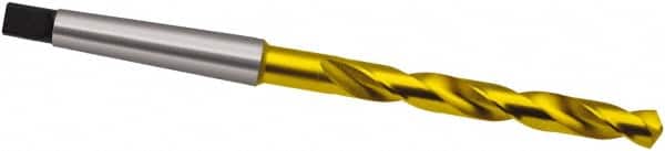 Guhring - 15mm, 2MT 118° Point High Speed Steel Taper Shank Drill Bit - Exact Tooling