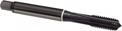 Guhring - #12-24 UNC, 4 Flute, Oxide Finish, Cobalt Spiral Point Tap - Modified Bottoming Chamfer, Right Hand Thread, 80mm OAL, 2B Class of Fit, Series 1979 - Exact Tooling