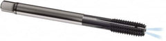 Guhring - M16x2.00 Metric 6HX D13/D14 Thread Limit Modified Bottoming Thread Forming Tap - Solid Carbide, TiCN Finish, 110mm OAL, Series 1931 - Exact Tooling
