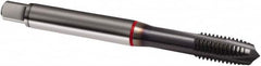 Guhring - M2.5x0.45 Metric, 3 Flute, TiCN Finish, Cobalt Spiral Point Tap - Plug Chamfer, Right Hand Thread, 50mm OAL, 6H Class of Fit, Series 1914 - Exact Tooling