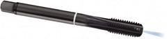 Guhring - M12x1.00 Metric Fine, 4 Flute, Oxide Finish, Cobalt Spiral Point Tap - Modified Bottoming Chamfer, Right Hand Thread, 100mm OAL, 6HX Class of Fit, Series 1904 - Exact Tooling