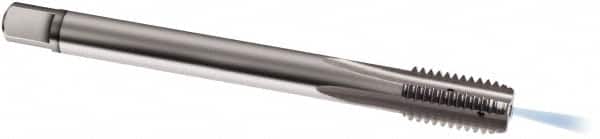 Guhring - M12x1.75 Metric, 4 Flute, Bright Finish, Solid Carbide Spiral Point Tap - Modified Bottoming Chamfer, Right Hand Thread, 110mm OAL, 6H Class of Fit, Series 1883 - Exact Tooling