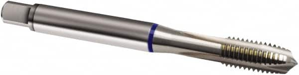 Guhring - M3x0.50 Metric, 3 Flute, Bright Finish, Cobalt Spiral Point Tap - Plug Chamfer, Right Hand Thread, 56mm OAL, 6H Class of Fit, Series 1870 - Exact Tooling