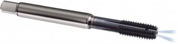 Guhring - M10x1.50 Metric 6HX D10/D11 Thread Limit Modified Bottoming Thread Forming Tap - Powdered Metal High Speed Steel, AlCrN Finish, 100mm OAL, Series 1717 - Exact Tooling