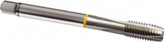 Guhring - 9/16-12 UNC, 3 Flute, Bright Finish, Cobalt Spiral Point Tap - Plug Chamfer, Right Hand Thread, 110mm OAL, 2B Class of Fit, Series 878 - Exact Tooling