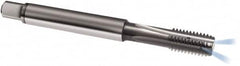 Guhring - M8x1.00 Metric Fine, 4 Flute, Bright Finish, Solid Carbide Spiral Point Tap - Modified Bottoming Chamfer, Right Hand Thread, 90mm OAL, 6H Class of Fit, Series 1861 - Exact Tooling