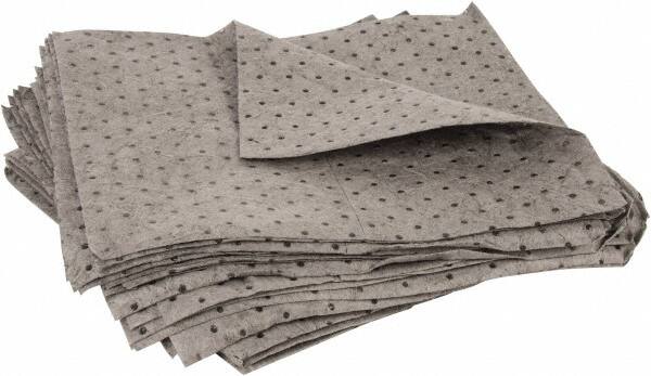 PRO-SAFE - 41 Gal Capacity per Package, Universal Pad - 30" Long x 30" Wide, Gray, Polypropylene - Exact Tooling