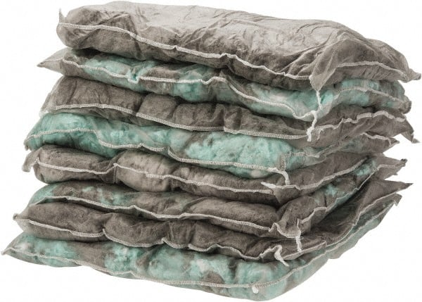 PRO-SAFE - 18 Inch Long x 18 Inch Wide x 2 Inch High, Gray Sorbent Pillow - 28 Gallon Capacity, Universal - Exact Tooling