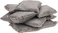 PRO-SAFE - 9 Inch Long x 9 Inch Wide x 2 Inch High, Gray Sorbent Pillow - 15 Gallon Capacity, Universal - Exact Tooling