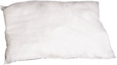 PRO-SAFE - 9 Inch Long x 9 Inch Wide x 2 Inch High, White Sorbent Pillow - 15 Gallon Capacity, Oil Only - Exact Tooling