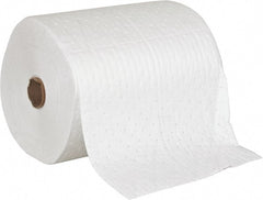 PRO-SAFE - 28 Gal Capacity per Package, Oil Only Roll - 150' Long x 19" Wide, White, Polypropylene - Exact Tooling