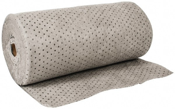 PRO-SAFE - 38 Gal Capacity per Package, Universal Roll - 150' Long x 30" Wide, Gray, Polypropylene - Exact Tooling