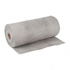 PRO-SAFE - 48 Gal Capacity per Package, Universal Roll - 150' Long x 30" Wide, Gray, Polypropylene - Exact Tooling