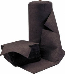 PRO-SAFE - 60 Gal Capacity per Package, Universal Roll - 150' Long x 30" Wide, Gray, Polypropylene - Exact Tooling