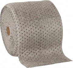 PRO-SAFE - 24 Gal Capacity per Package, Universal Roll - 150' Long x 15" Wide, Gray, Polypropylene - Exact Tooling