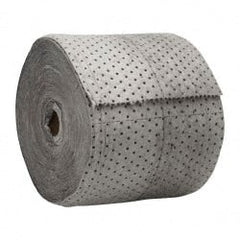 PRO-SAFE - Heavy Weight, Universal Use Sorbent Roll - 150' Long x 15" Wide, Gray - Exact Tooling