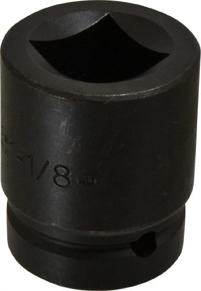 Proto - 1" Drive 1-1/8" Impact Socket - 4 Points, 2-1/2" OAL - Exact Tooling