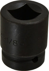 Proto - 1" Drive 1-1/8" Impact Socket - 4 Points, 2-1/2" OAL - Exact Tooling