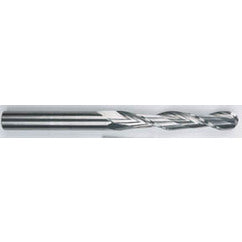 3/8" Dia. - 4" OAL - Solid CBD - TiAlN - Ball Nose SE EM - 2 FL - Exact Tooling