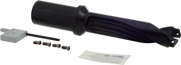 Allied Machine and Engineering - 26 to 28.57mm Diam, 3xD, 3-27/64" Max Depth, 1-1/4" Shank Diam, 7-11/32" OAL, Replaceable Tip Drill - Series 26 - Exact Tooling