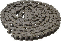 Browning - 5/8" Pitch, ANSI 50, Single Strand Roller Chain - Chain No. 50, 10 Ft. Long, 0.4" Roller Diam, 3/8" Roller Width - Exact Tooling