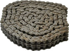 Browning - 5/8" Pitch, ANSI 50-2, Double Strand Roller Chain - Chain No. 50-2, 10 Ft. Long, 0.4" Roller Diam, 3/8" Roller Width - Exact Tooling