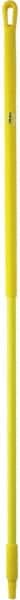 Vikan - 59 x 1-1/4" Fiberglass Squeegee Handle - European Threaded Connection, Yellow - Exact Tooling