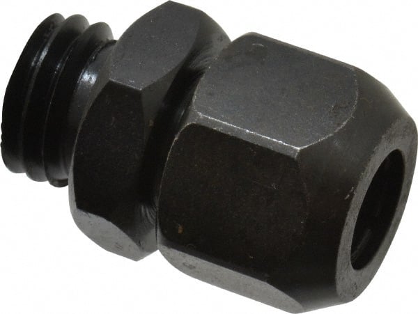 Starrett - M12 x 1.75 Inch Thread, 7mm Thread Length, Drop Indicator Split Collet - For Use with AGD Indicators - Exact Tooling