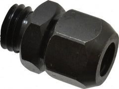 Starrett - M12 x 1.75 Inch Thread, 7mm Thread Length, Drop Indicator Split Collet - For Use with AGD Indicators - Exact Tooling